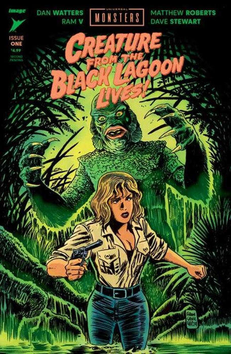 Universal Monsters The Creature From The Black Lagoon Lives #1 2nd Print Image Comics