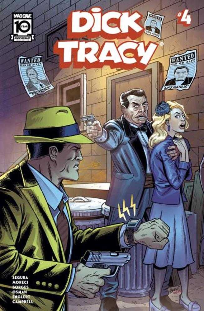 Dick Tracy #4 Cover B Brent Schoonover Connecting Variant Mad Cave Studios