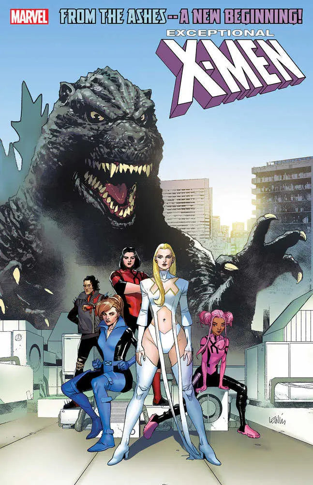 Exceptional X-Men #1 Leinil Yu Godzilla Variant Marvel Comics