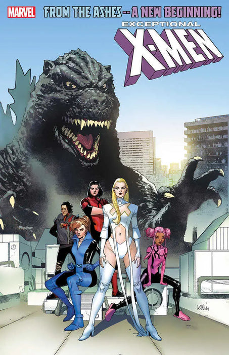 Exceptional X-Men #1 Leinil Yu Godzilla Variant Marvel Comics