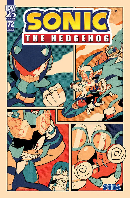 Sonic The Hedgehog #72 Variant B (Rothlisberger) IDW Publishing