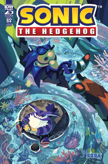 Sonic The Hedgehog: Annual 2024 Variant B (Fourdraine) IDW Publishing