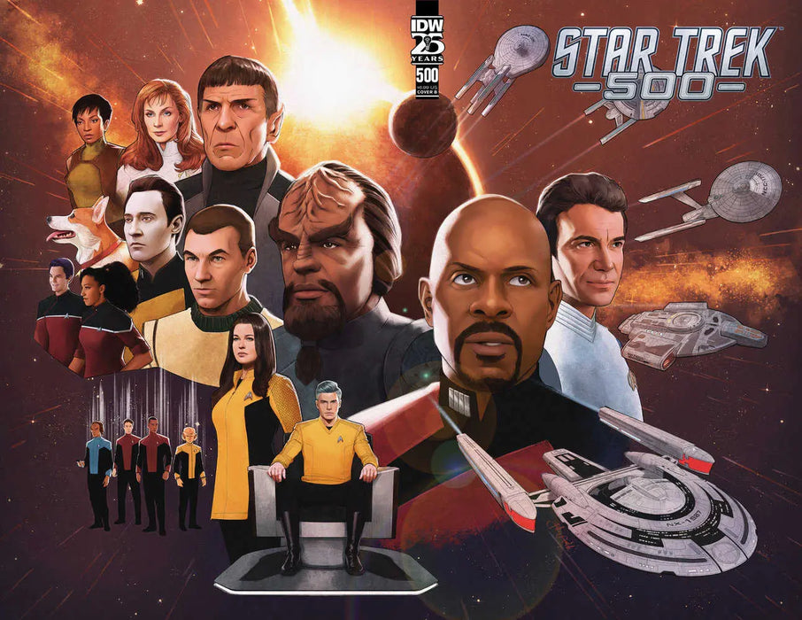 Star Trek #500 Variant B (Bartok) IDW Publishing