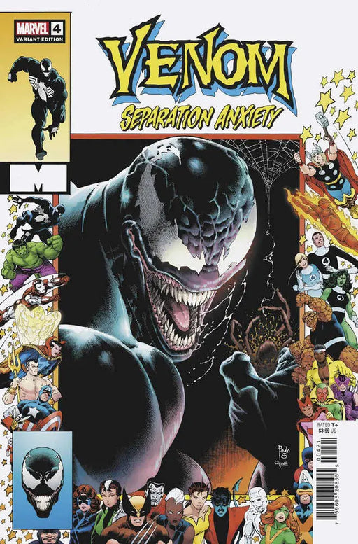 Venom: Separation Anxiety #4 Paulo Siqueira Homage Variant Marvel Comics