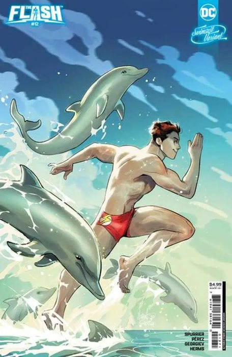 Flash #12 Cover E Mirka Andolfo Swimsuit Card Stock Variant DC Comics