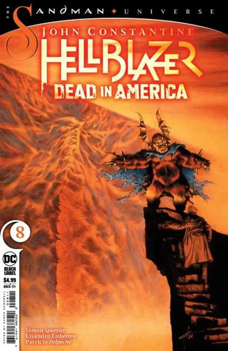 John Constantine Hellblazer Dead In America #8 (Of 11) Cover A Aaron Campbell (Mature) DC Comics