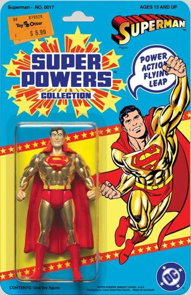 Superman #17 Cover E Jason Geyer & Alex Saviuk DC Super Powers Card Stock Variant (Absolute Power) DC Comics