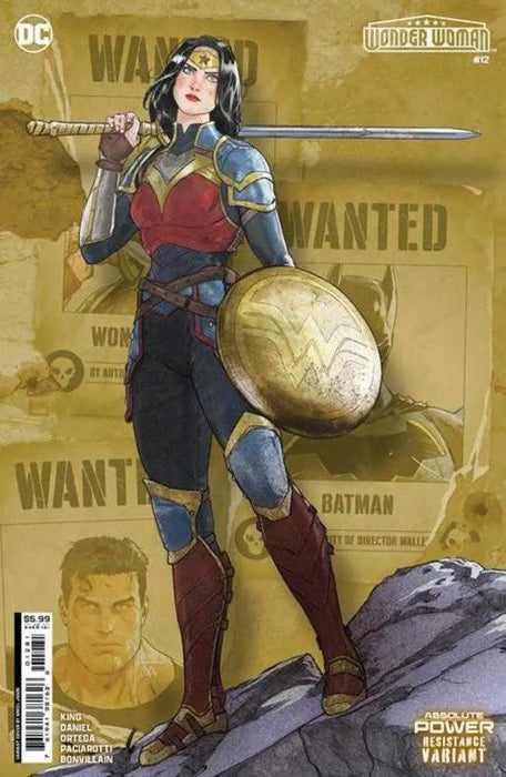 Wonder Woman #12 Cover E Mikel Janin Resistance Card Stock Variant (Absolute Power) DC Comics