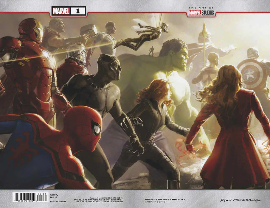 Avengers Assemble #1 Ryan Meinerding Wraparound Marvel Studios Variant Marvel Comics