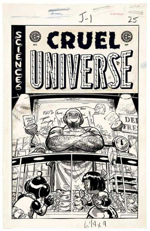 EC Cruel Universe #2 (Of 5) Cover D Inc 1:20 Riley Rossmo Black & White Artist Edition Variant (Mature) Oni Press