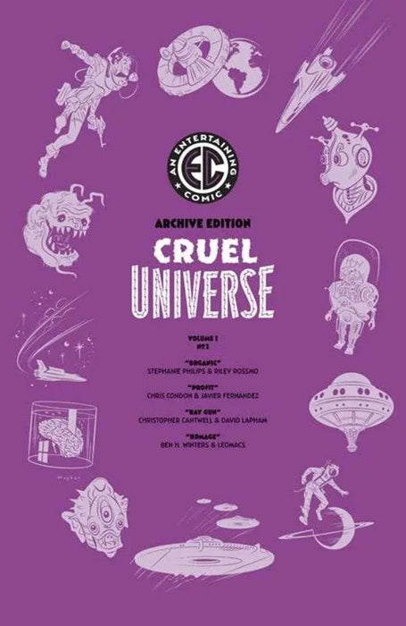 EC Cruel Universe #2 (Of 5) Cover E 1 in 50 Rian Hughes Archive Edition Variant (Mature) Oni Press