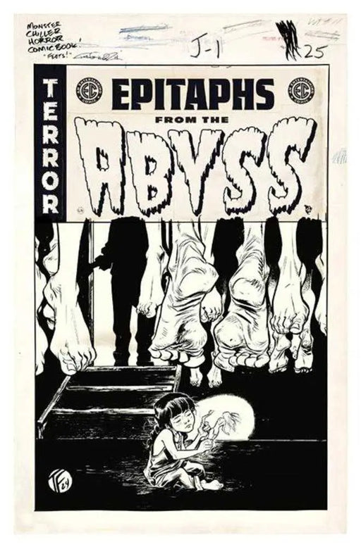 EC Epitaphs From The Abyss #3 (Of 12) Cover D Inc 1:20 Tom Fowler Black & White Artist Edition Variant (Mature) Oni Press