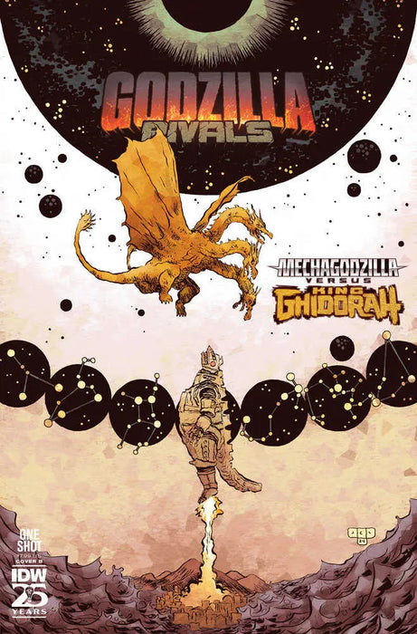 Godzilla Rivals: Mechagodzilla vs. King Ghidorah Variant B (Lonergan) IDW Publishing