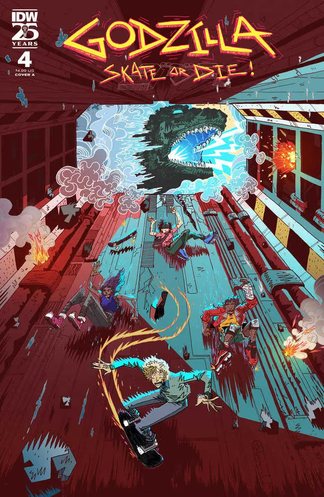 Godzilla: Skate Or Die #4 Cover A (Joyce) IDW Publishing