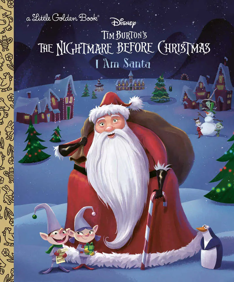 I Am Santa (Disney Tim Burton'S The Nightmare Before Christmas) Golden Books