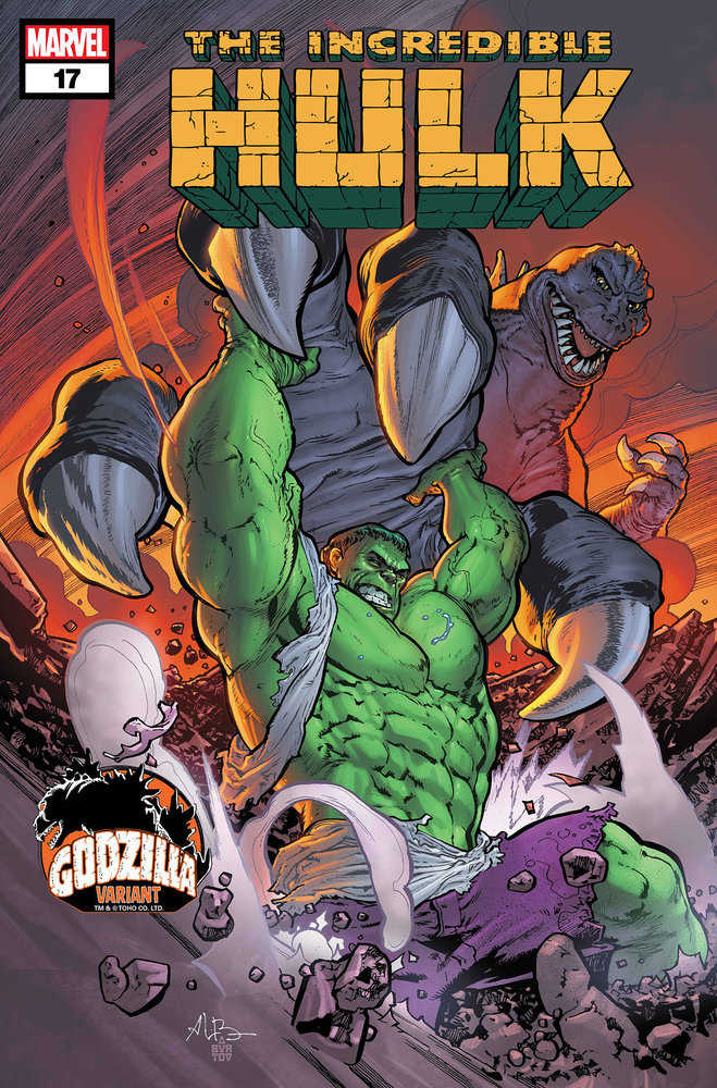 Incredible Hulk #17 Andrei Bressan Godzilla Variant Marvel Comics