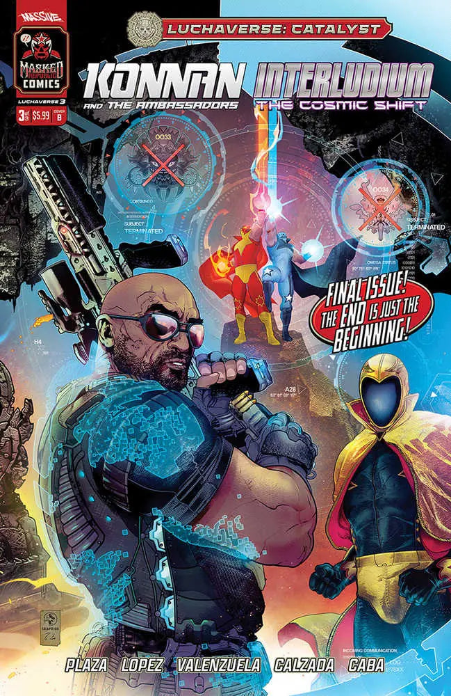 Luchaverse #3 Catalyst Cover B Colapietro Connecting (Mature) Massive Publishing