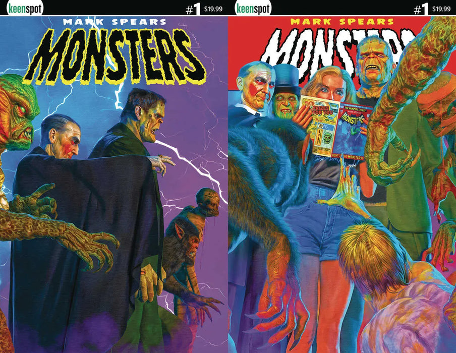 Mark Spears Monsters #1 Cover F Holofoil Flip Cover Keenspot Entertainment