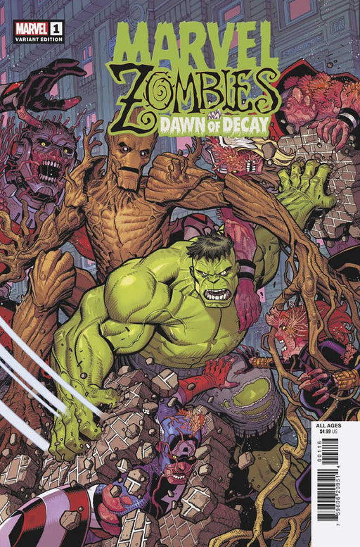 Marvel Zombies: Dawn Of Decay #1 Nick Bradshaw Variant Marvel Comics