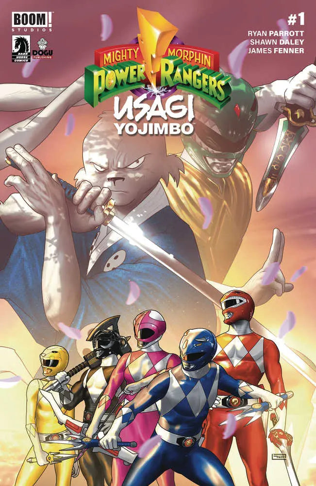 Mighty Morphin Power Rangers Usagi Yojimbo #1 Cover A Clarke ( Boom! Studios