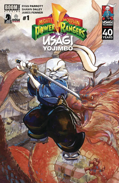 Mighty Morphin Power Rangers Usagi Yojimbo #1 Cover C Cullum ( Boom! Studios