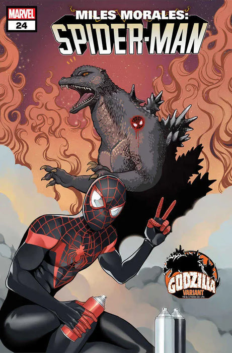 Miles Morales: Spider-Man #24 Romy Jones Godzilla Variant Marvel Comics