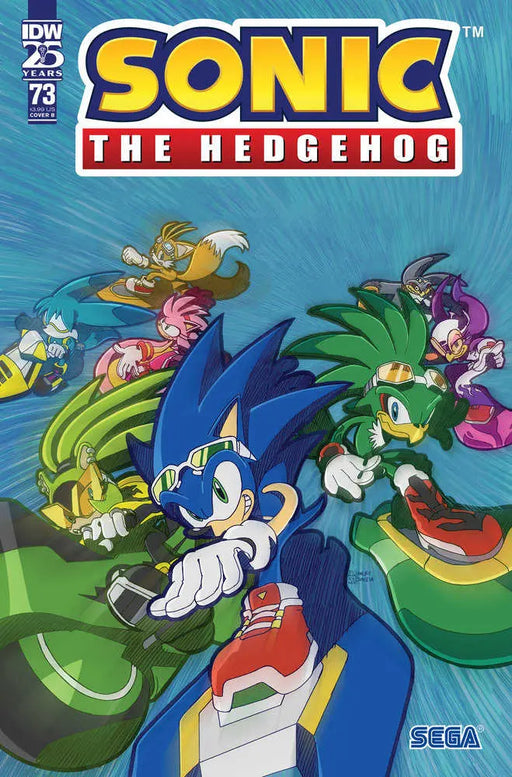 Sonic The Hedgehog #73 Variant B (Fonseca) IDW Publishing