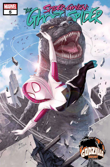 Spider-Gwen: The Ghost-Spider #5 Inhyuk Lee Godzilla Variant Marvel Comics