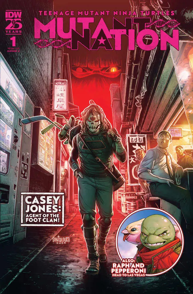 Teenage Mutant Ninja Turtles: Mutant Nation #1 Variant C (Santolouco) IDW Publishing