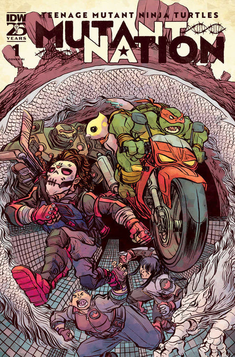 Teenage Mutant Ninja Turtles: Mutant Nation #1 Variant Ri (10) (Lonergan) IDW Publishing