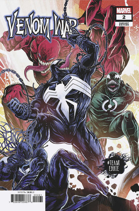 Venom War #2 Luciano Vecchio Team Eddie Variant [Vw] Marvel Comics