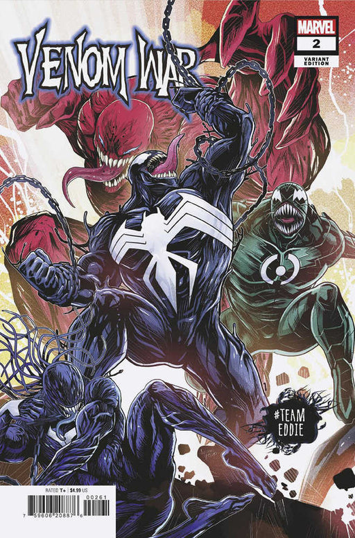 Venom War #2 Luciano Vecchio Team Eddie Variant [Vw] Marvel Comics
