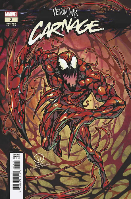 Venom War: Carnage #2 Joey Vazquez Variant [Vw] Marvel Comics