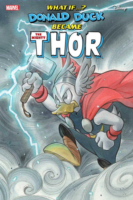 Marvel & Disney: What If...? Donald Duck Became Thor #1 Peach Momoko Variant Marvel Comics