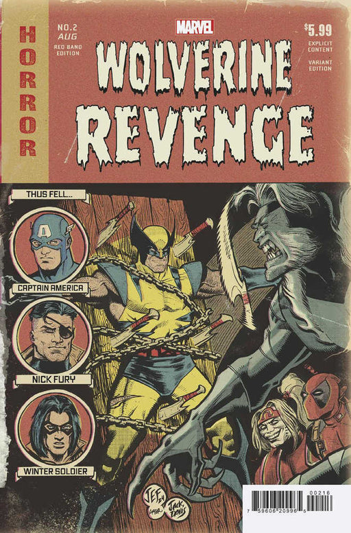 Wolverine: Revenge - Red Band #2 Juan Ferreyra Homage Variant [Polybagged] Marvel Comics