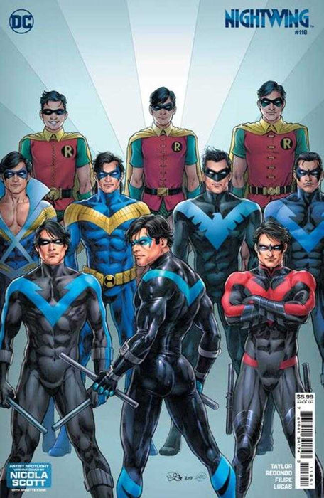 Nightwing #118 Cover E Nicola Scott Artist Spotlight Card Stock Variant DC Comics