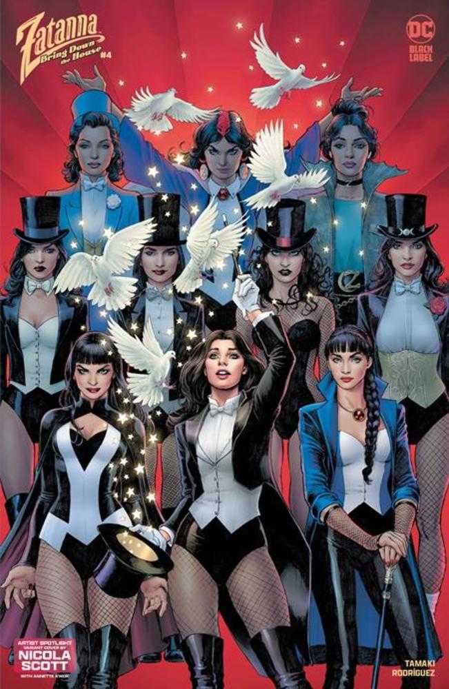Zatanna Bring Down The House #4 (Of 5) Cover D Nicola Scott Artist Spotlight Variant (Mature) DC Comics