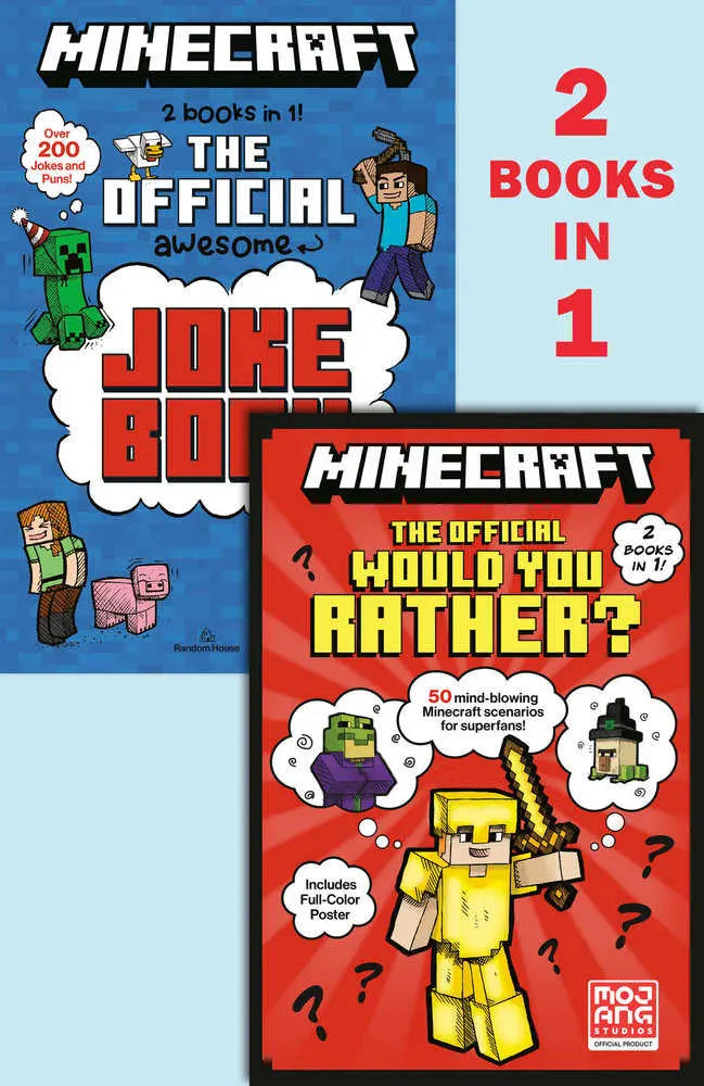 Minecraft 2-In-1: The Official Would You Rather/The Official Joke Book (Minecraft) Random House Books for Young Readers