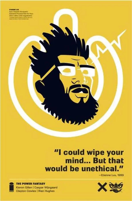 Power Fantasy #1 Cover C 1 in 50 Rian Hughes Variant Image Comics