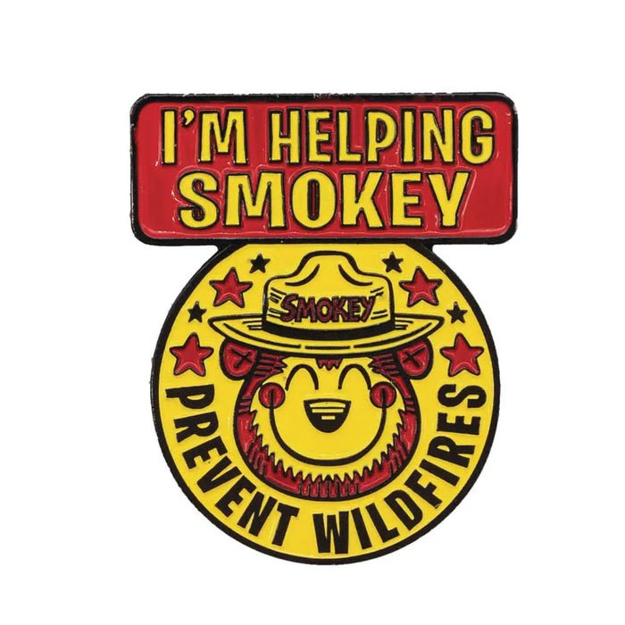 Smokey Bear Im Helping Smokey Pin OTHER PUBLISHERS