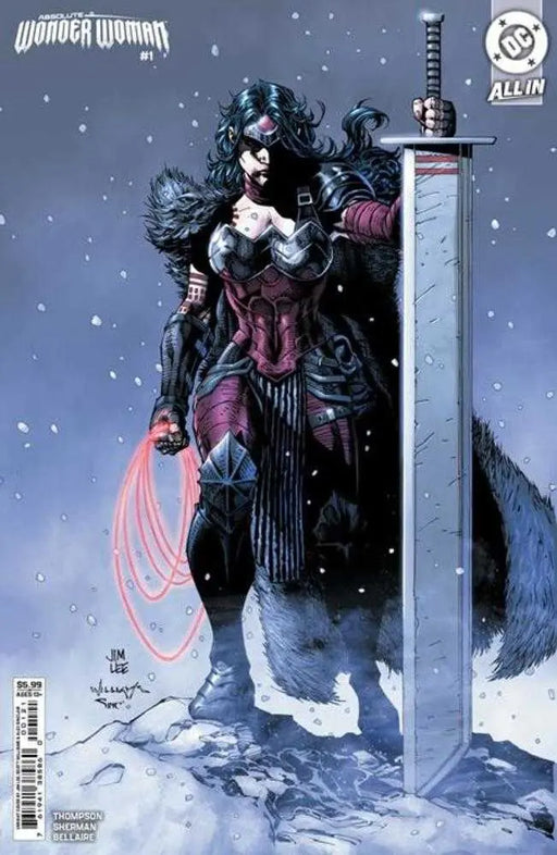 Absolute Wonder Woman #1 Cover C Jim Lee Card Stock Variant DC Comics