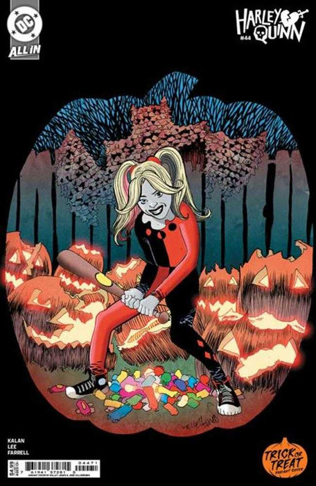 Harley Quinn #44 Cover D Kelley Jones Trick Or Treat Card Stock Variant DC Comics