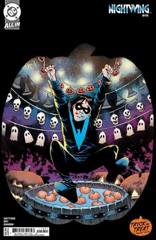 Nightwing #119 Cover D Kelley Jones Trick Or Treat Card Stock Variant DC Comics