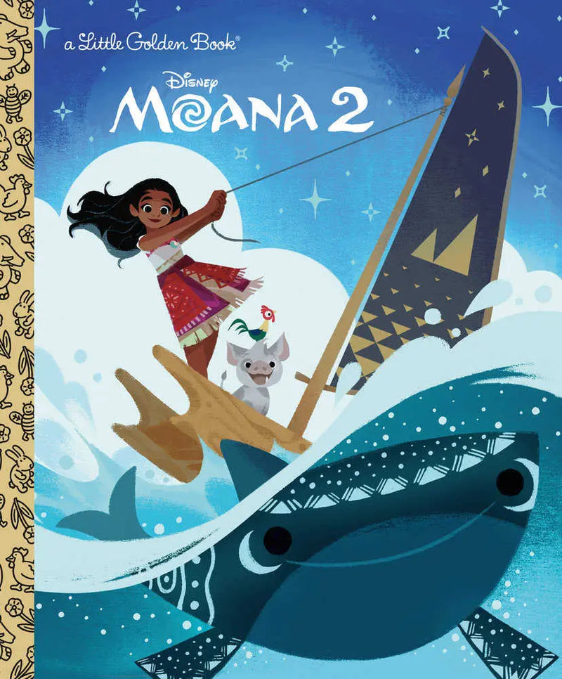 Disney Moana 2 Little Golden Book Golden Books