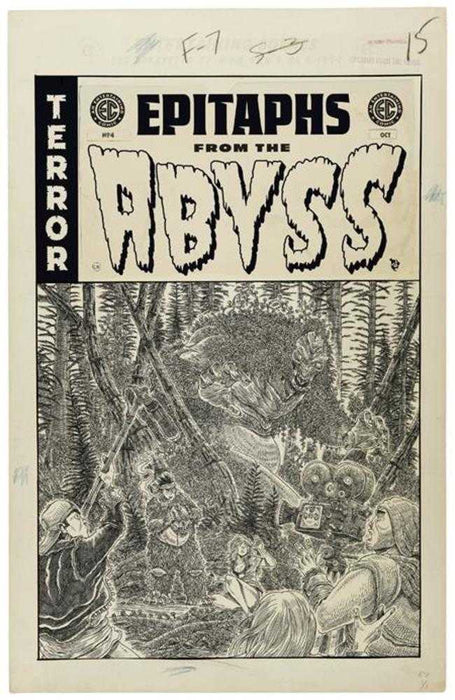 EC Epitaphs From The Abyss #4 (Of 12) Cover D Inc 1:20 James Stokoe Black & White Artist Edition Variant Oni Press