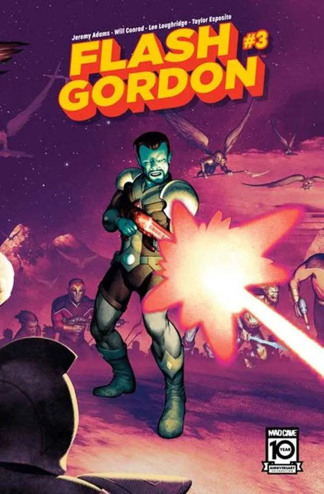 Flash Gordon #3 Cover B Frazer Irving Connecting Cover Variant Mad Cave Studios