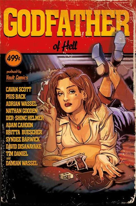 Godfather Of Hell #1 (Of 4) Cover B Nathan Gooden Pulp Fiction Homage Variant Vault Comics