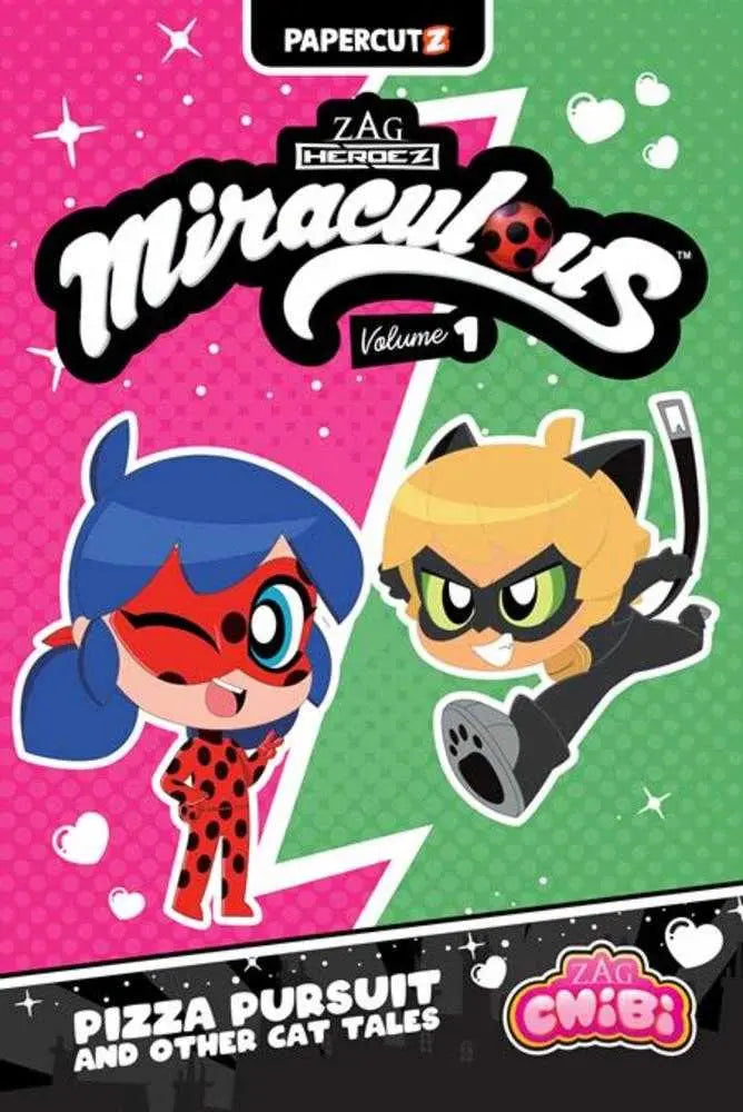 Miraculous Ladybug Chibi TPB Volume 1 Pizza Pursuit & Other Cat Tales Papercutz