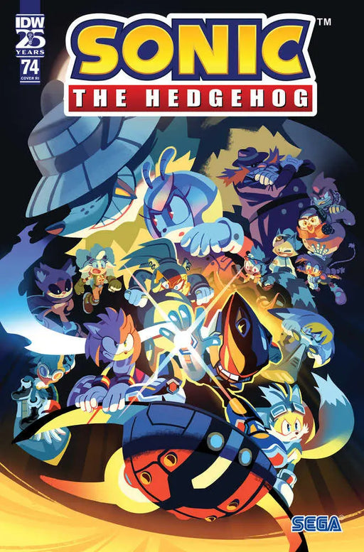 Sonic The Hedgehog #74 Variant Ri (10) (Fourdraine) IDW Publishing