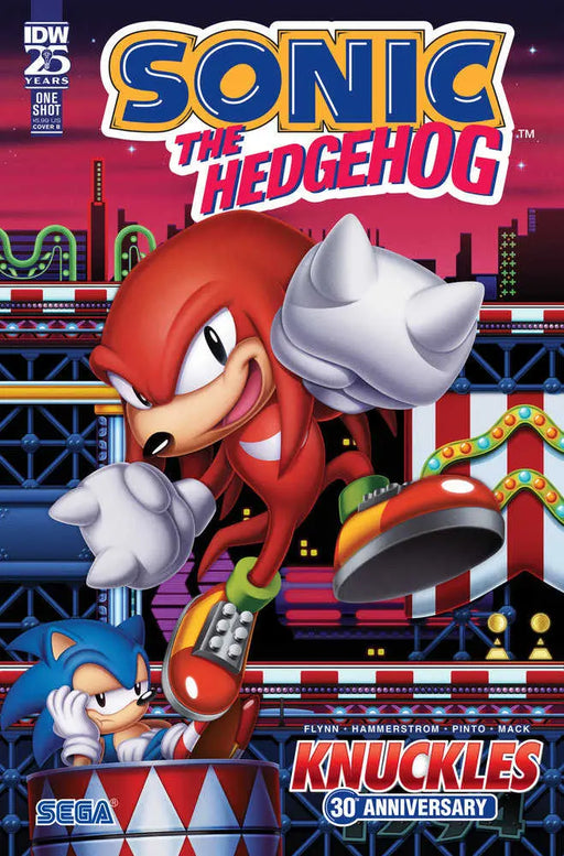 Sonic The Hedgehog: Knuckles' 30th Anniversary Special Variant B (Hughes) IDW Publishing